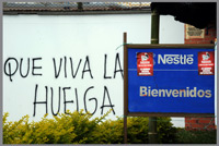 immagini della lotta contro la Nestlé immagni della lotta contro la Nestlé